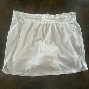 Womens DSG Small Stride Skort Pure White Training Running